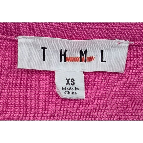 Women's - THML Pink Flutter Sleeve Dress, Size XS - Picture 4 of 6